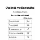 Ostión Media Concha