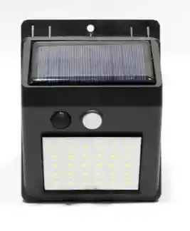 Foco Solar 600 Watts Panel Separado + Control Remoto Ip67 Color De La Carcasa Negra