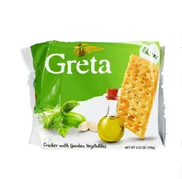 Galleta Cracker Greta Garden Vegetables 30g