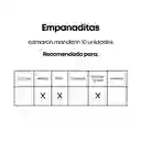 Empanaditas Camarón Mandarín 10 Unidades