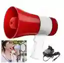 Megáfono 20w Dinámico De Mano Recargable