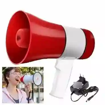 Megáfono 20w Dinámico De Mano Recargable