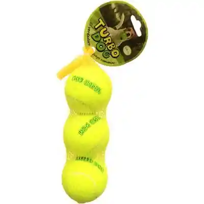 Turbo Dog - Set De 3 Pelotas De 4.8 Cm Para Perros (sdr-111)