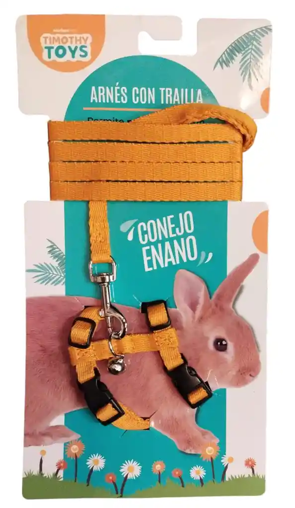 Timothy Toys - Arnes Con Correa Para Conejo Pequeño.