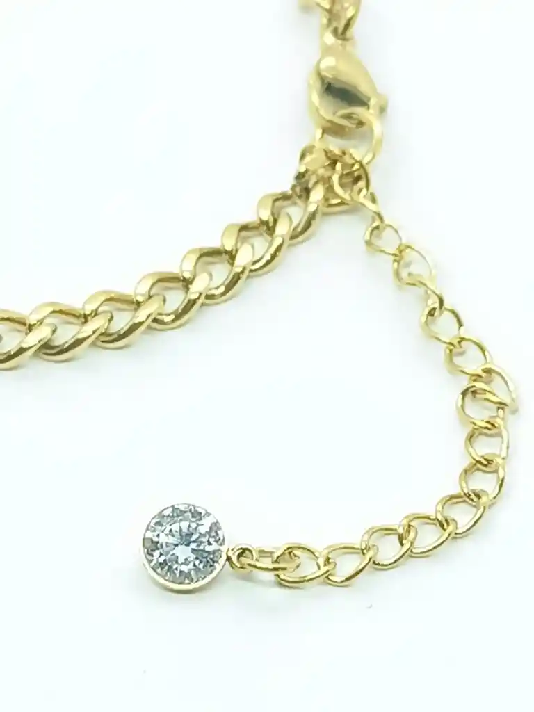 Tobilleras Eslabones Pulseras Tobillo Ajustable Bohemia Enchapada En Oro 18k