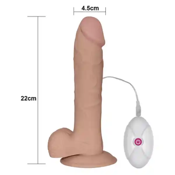 Dildo Vibrador A Control 22 Cm