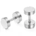 Aros Acero Moda 6mm Juvenil Sin Genero Barbell