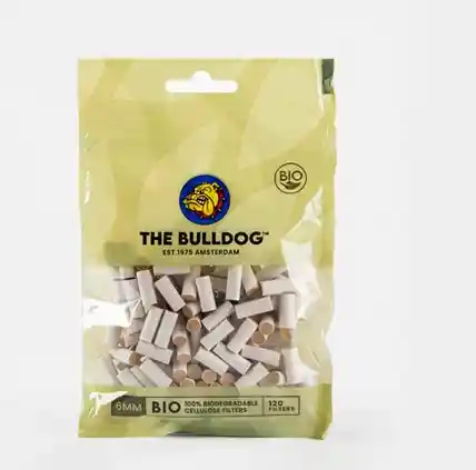 Filtro The Bulldog Amsterdam Biodegradable 6mm 120 Unidades