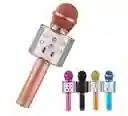 Micrófono Parlante Karaoke Bluetooth Inalámbrico Varios Colo