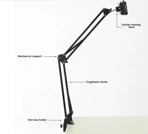 Soporte Brazo Articulado Para Ipad/tablet/telf Metalico