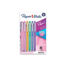 Paper Mate Candy Flair Pop 6 Colores