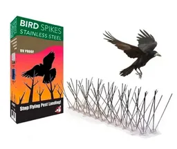 Pack X5 Puas Antipaloma Alambre Acero Inofensiva