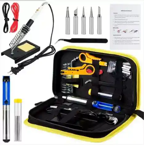 Kit Cautín Soldador 60w Punto Lápiz Temperatura Regulable