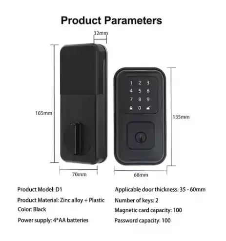 Cerradura Electrónica Inteligente Digital Clave