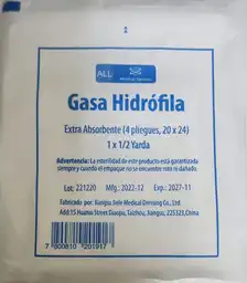 Gasa Absorbente Hidrófila (1 X1 Yarda) X 1 Unidad