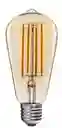 Ampolleta Led 4w Vintage Filamento Luz Cálida Ahorradora