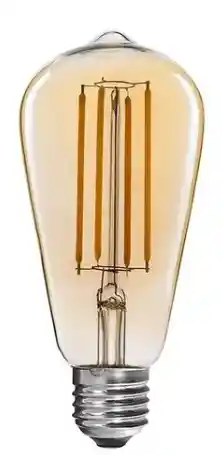 Ampolleta Led 4w Vintage Filamento Luz Cálida Ahorradora
