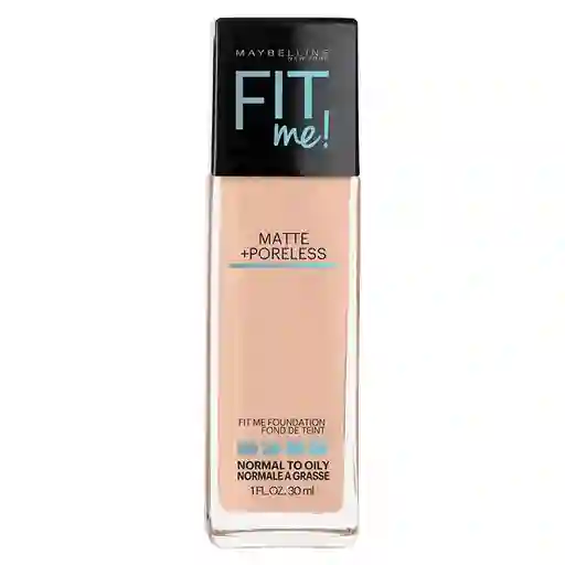 Base De Maquillaje Base Fit Me Matte 125 Nude Bei
