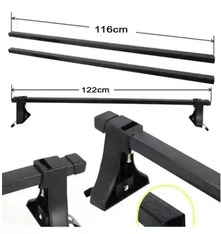 Barras Universal Porta Equipaje Parrilla Para Auto Regulable