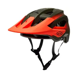 Casco Bicicleta Speedframe Pro Fade Verde/naranjo Fox