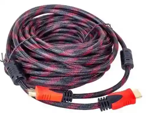 Cable 15 Mts Hdmi 4k Alta Velocidad Conector Bañado En Oro