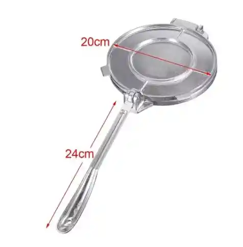 Prensa Para Tortillas 8 Pulgadas Cocina Acero Inoxidable