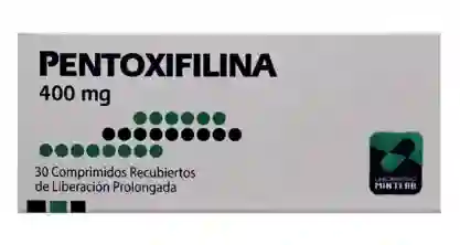 Pentoxifilina 400mg X 30 Comprimidos