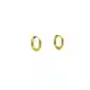 Argollas Titanio 8mm Astm F136 G23 Chapadas En Oro 18k