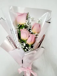 Bouquets De 4 Rosas