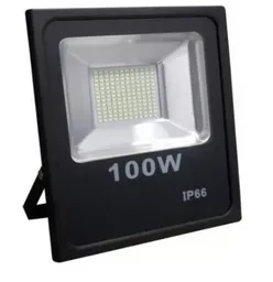 Foco 100w Led 8500 Lúmenes Exterior E Interior Ip66 Plano