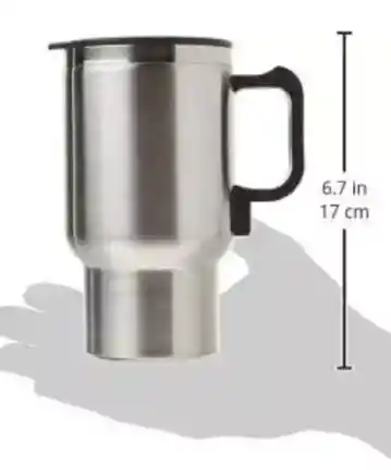 Taza Jarra Termica De Viaje Para Auto 12v