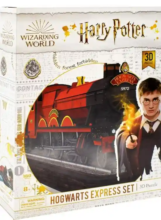 Hogwarts Express Harry Potter Tren Puzzle 3d Cubicfun