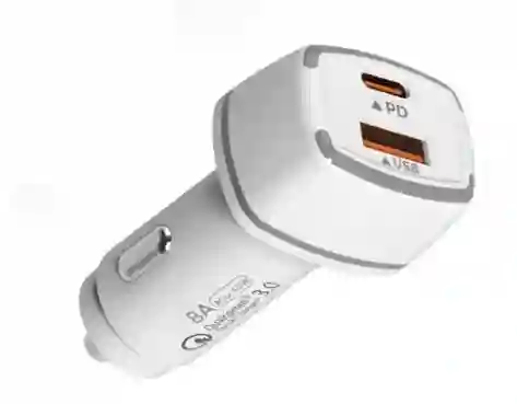 Cargador Usb Colores Auto Con Carga Rápida 2.0