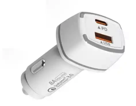 Cargador Usb Colores Auto Con Carga Rápida 2.0