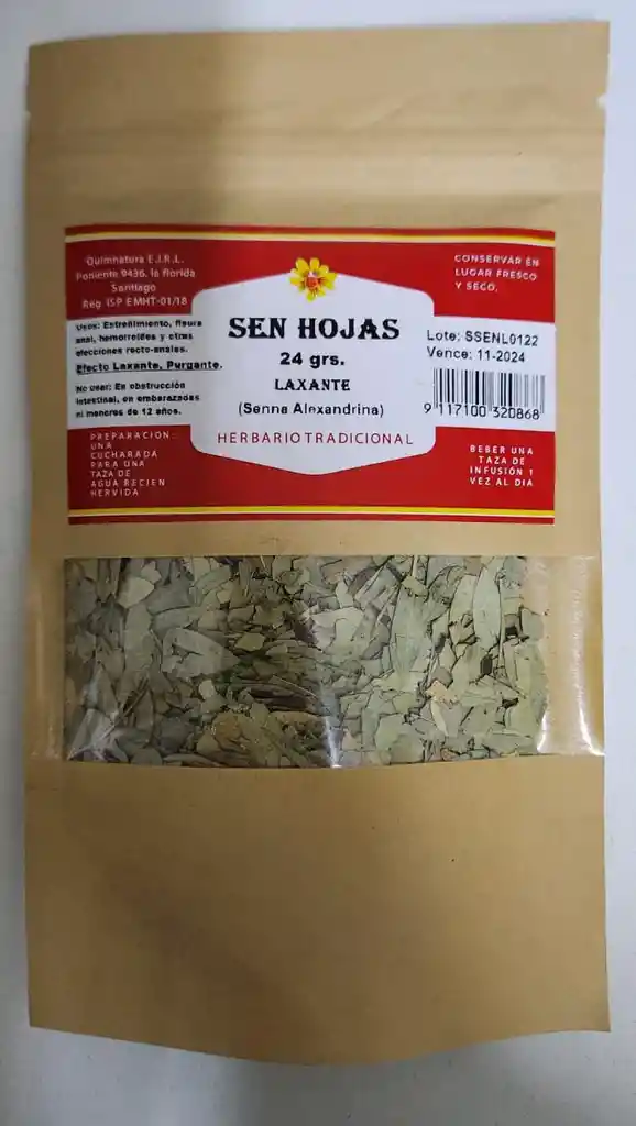 Sen (hojas) X 24 G