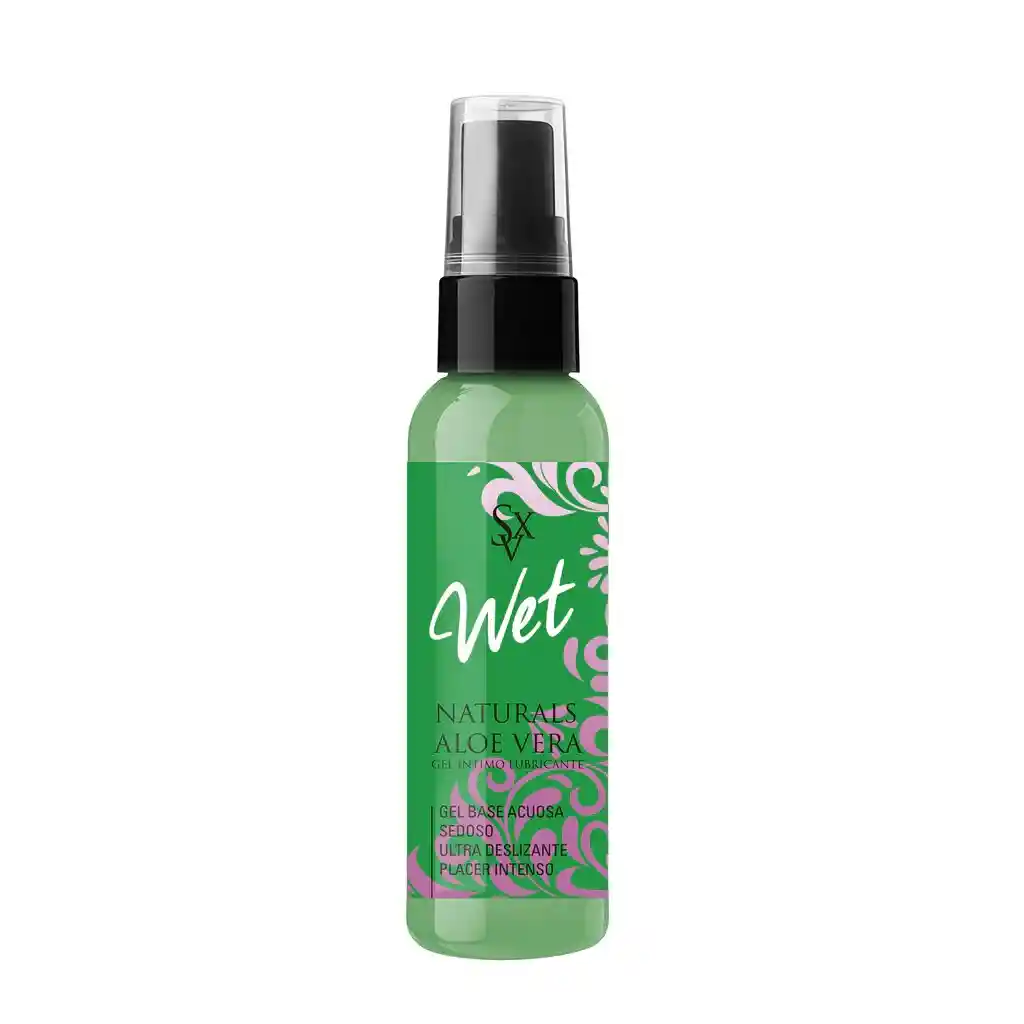 Wet Gel Lubricante Naturals Aloe Vera Contenido: 75 Ml.