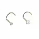 Pack 2 Piercing Nostril S Zirconia Titanio Astm F136 20g