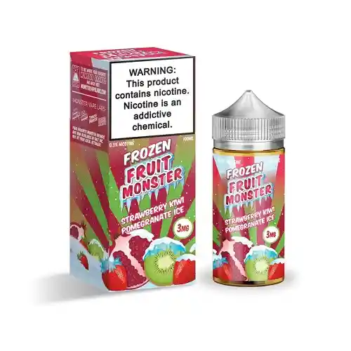 Frozen Fruit Monster Strawberry Kiwi Pomegranate Ice 100 Ml 3 Mg