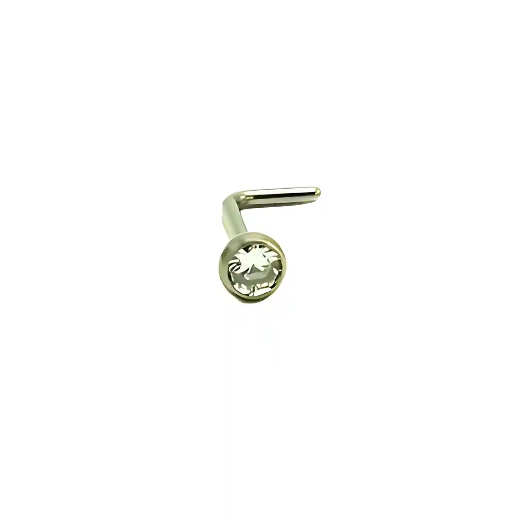 Piercing Nostril Tipo L Titanio Astm F136 20g 3mm Nariz