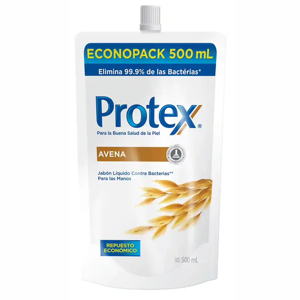 Jabón Líquido Para Manos Protex Avena 500ml
