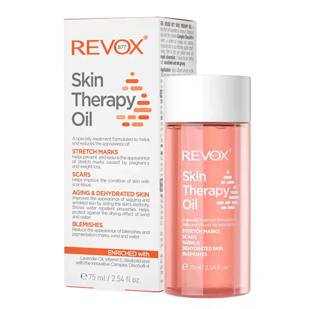 Skin Therapy Aceite Corporal Revox B77 Anti Estrias Cicatrices Y Manchas 75 Ml