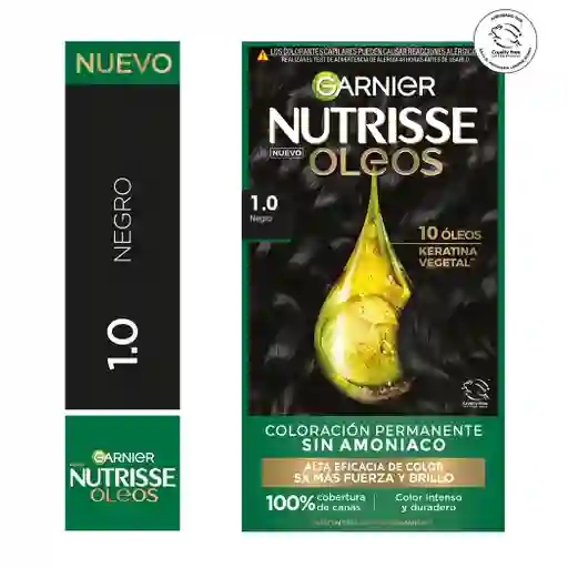 Kit Nutrisse Oleos Sin Amoníaco N° 1.0 Negro
