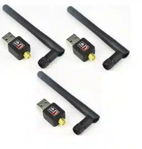 Pack X 3 Antena Usb Wifi 2.4g Y 5g 2.0 Internet Laptop