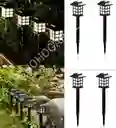 Pack X8 Luz Solar Con Estaca Exterior Tierra Jardín