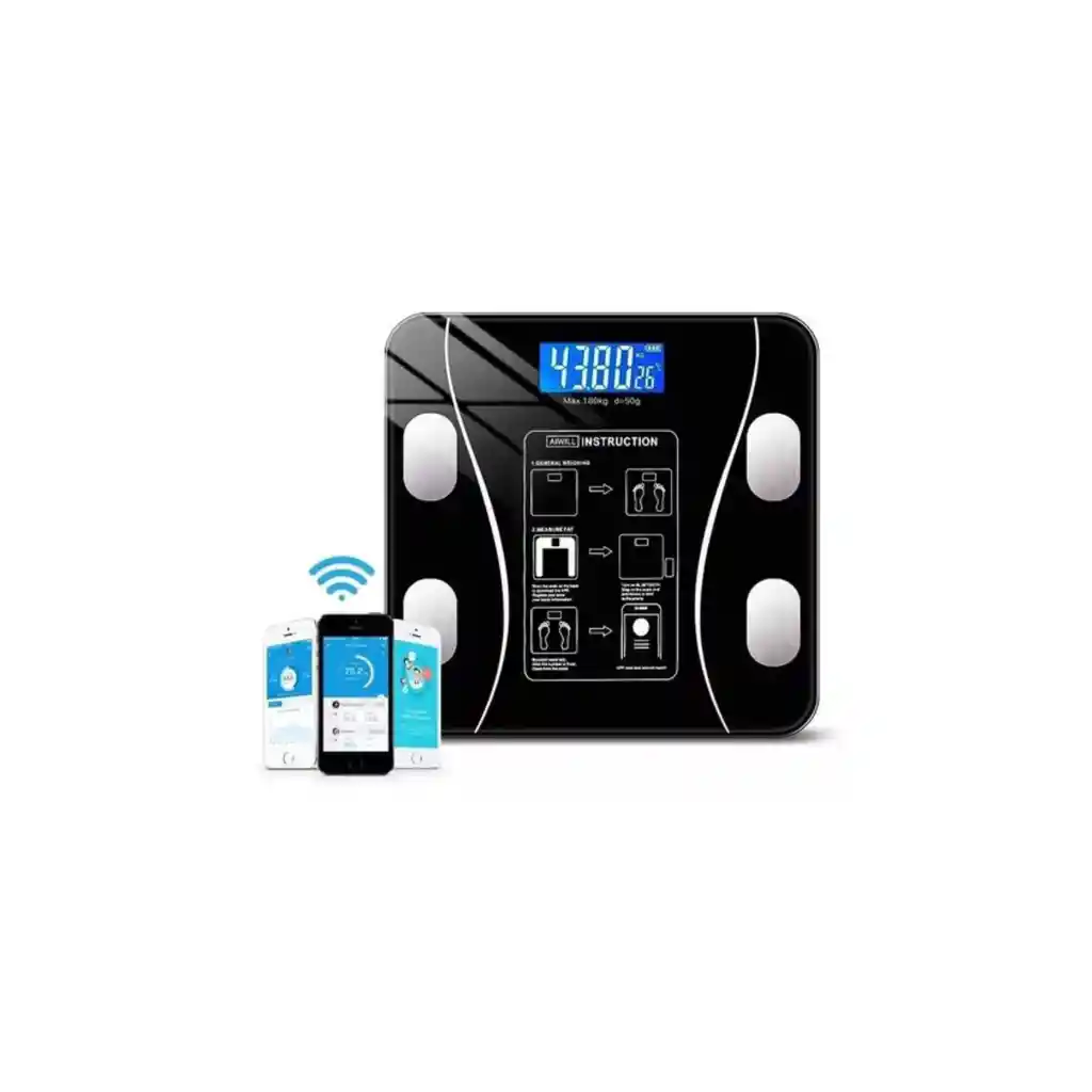 Balanza Digital Personal Bluetooh 180 Kg Nl-1407