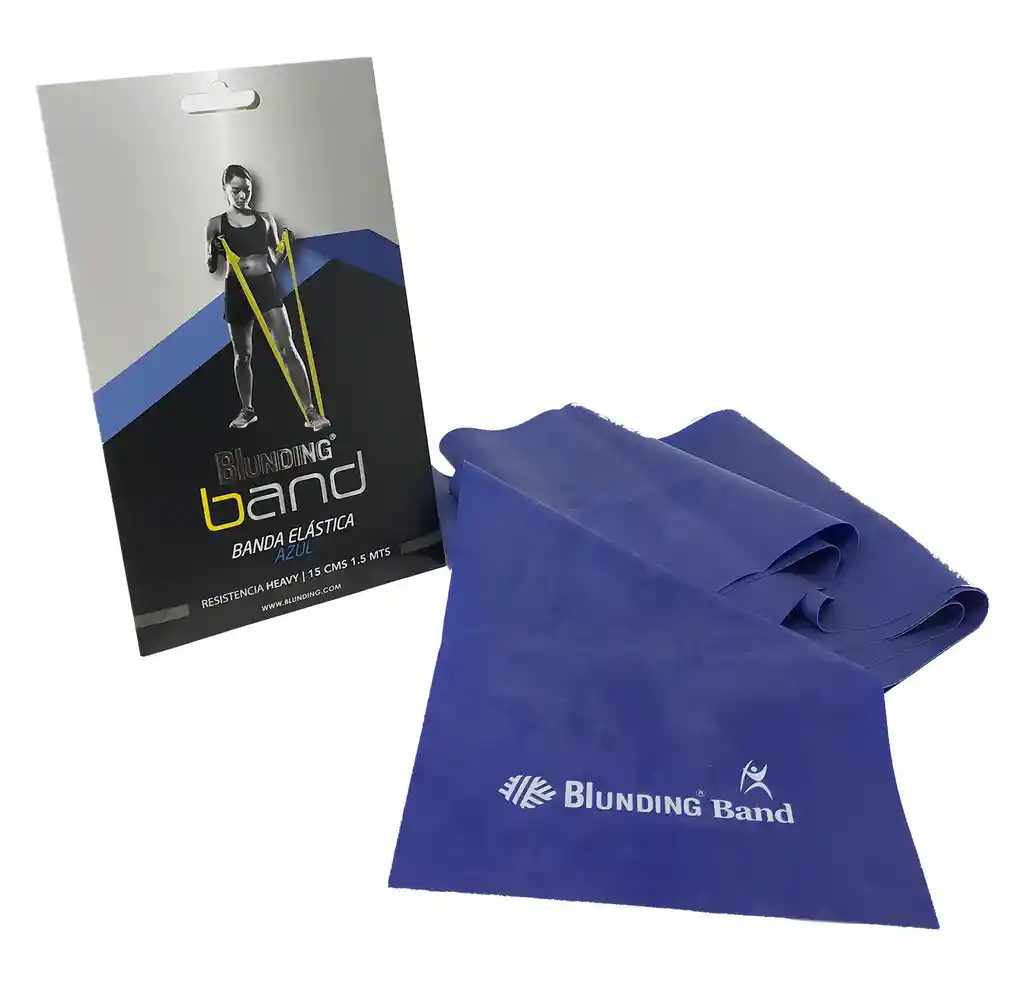 Banda Elástica Para Ejercicio 1.5 M Azul Blunding