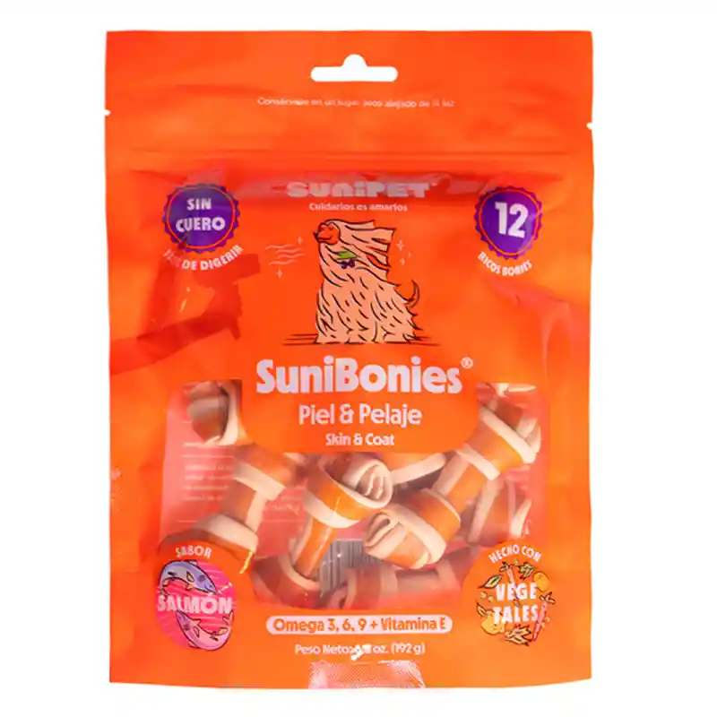 Sunibonies Snack Para Perro Skin Coat 192g