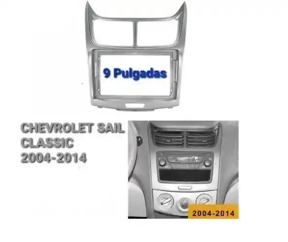 Bisel Adaptador Radio 9 Pulgad Chevrolet Sail 2004-2012 50-1