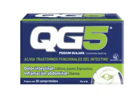 Qg5 Psidium Guajava 166,60mg X 30 Comprimidos