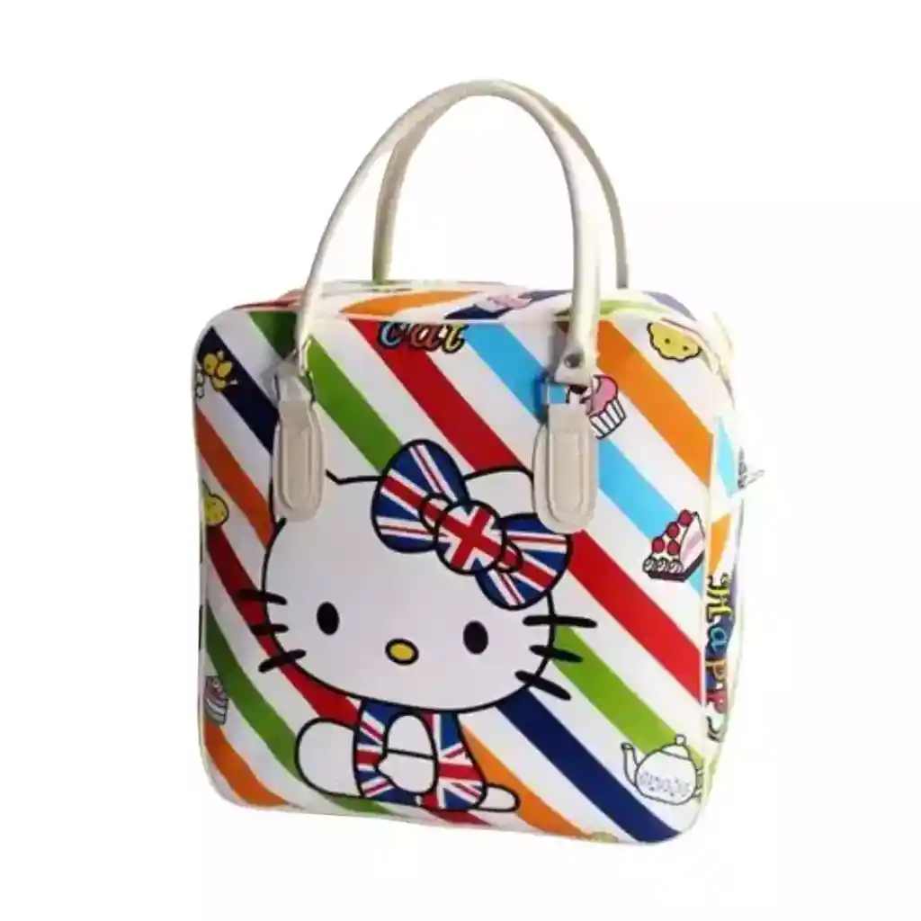 Bolso Tipo Maleta Hello Kitty Rainbow